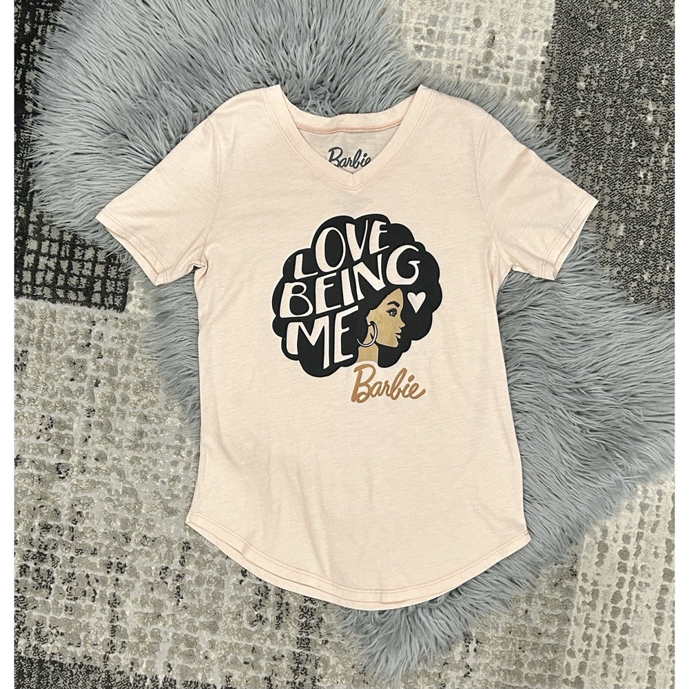 Barbie Women's "Love Being Me" Barbie Tee‎ Size XS